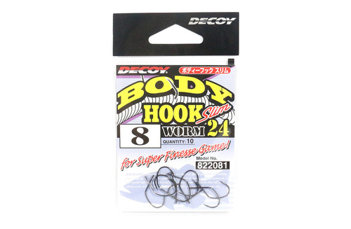 Decoy Worm 24 Body Hook Slim Worm Wacky Rig Größe 8 (2081) - Bild 1 von 6