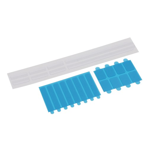 5er Set Sichtschutz Ersatz Set Klebestreifen und Schiebe Halterung Halter Laschen - Bild 10 von 12