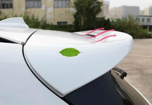 1 pieza alerón aleta techo maletero apto para BMW X1 F48 2016 2017-2021 blanco ABS Foto 3 de 4