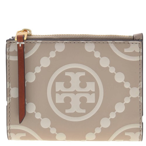 Tory Burch Monogram Contrast Bi-Fold Leather Wallet 154984-020 - Bild 1 von 8
