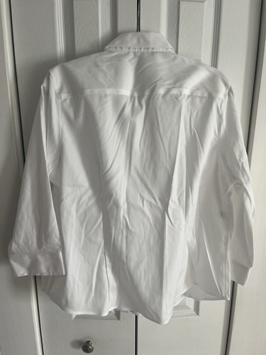 Jones Of New York Signature bügelfreies Damenhemd Größe 1X weiß neu 69 $ - Bild 4 von 6