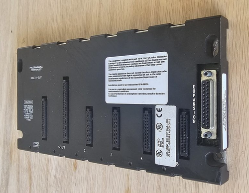 GE Fanuc IC693CHS397H 5-SLOT CPU BASEPLATE - Picture 2 of 4