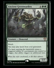Ancient Greenwarden Commander: Outlaws of Thunder Junction #186
