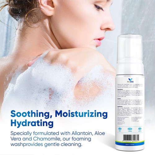Medcosa No Water Body Wash Full Body Cleansing Foam for Adults and Elderly Care - Picture 6 of 6