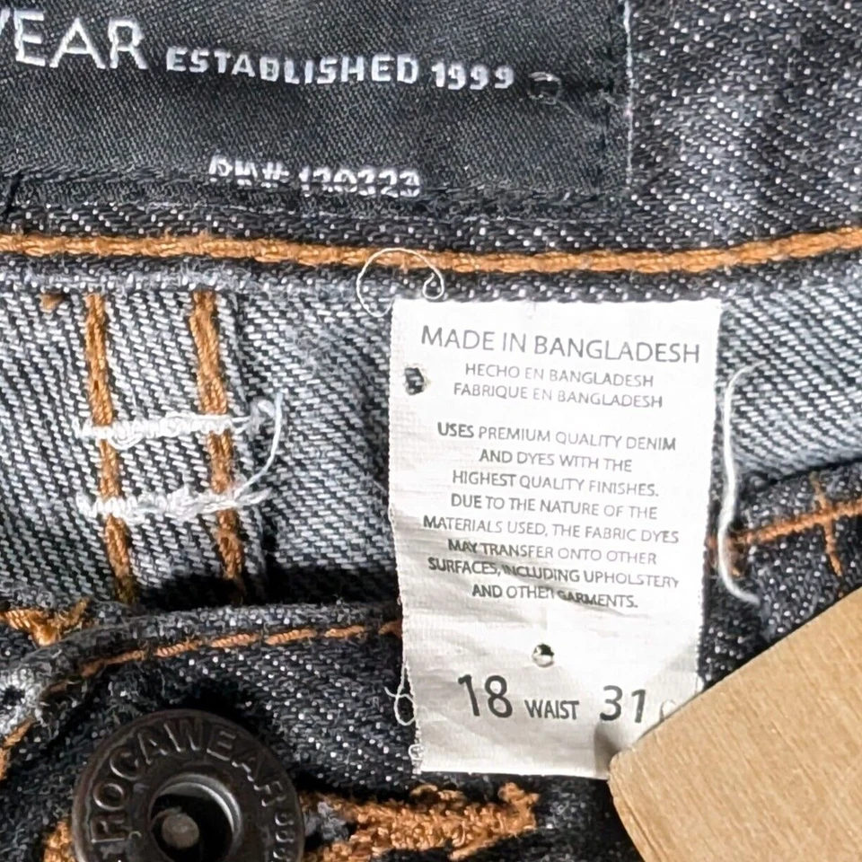 Rocawear Jean шорты для мальчиков размер 18 черный логотип карман Y2K хип-хоп Streetwear джинсовой ткани - Изображение 3 из 4