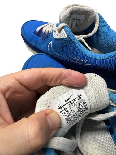 Rara NIKE Air Max 90 SE segnale primo utilizzo blu DB0636-400 taglia 10 - Foto 8 di 8