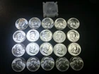 1948 Franklin Half Dollar BU 90%  Fine Silver. 20 Coin Roll.
