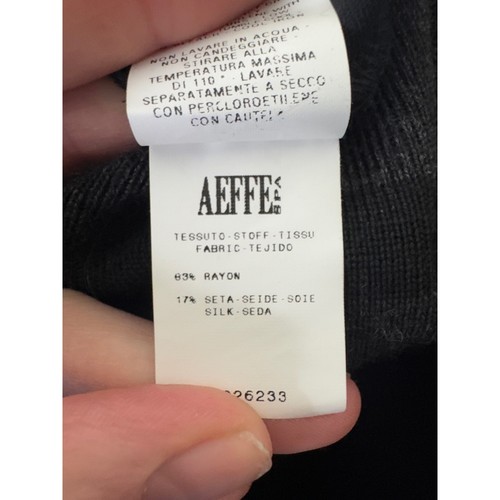 JEAN PAUL GAULTIER Homme Rayon Seidenmischung Samt Jacke Schwarz - Bild 10 von 11