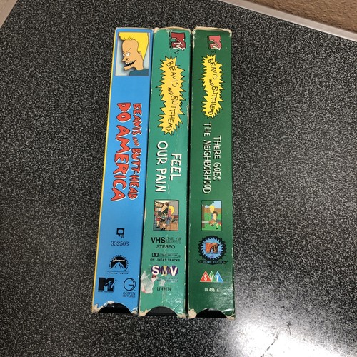 Beavis and Butthead VHS Feel our pain, There goes the neighborhood, Do America - Picture 10 of 10