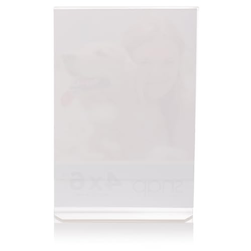 Set of 12  - 4"x6" Clear Acrylic Self Standing Photo Frames - Perfect 4" x 6" - Picture 5 of 7