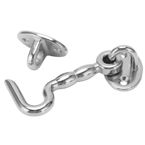 Door Latch Hook Privacy Hook With Eye Latch Heavy Duty Stainless Steel For Boat - Picture 3 of 22