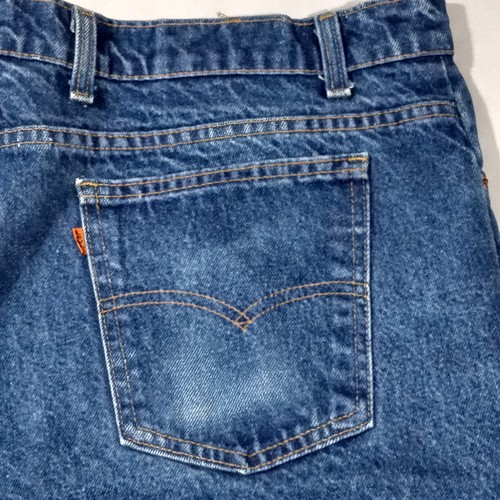 Fit 42x26 Levis 575 Straight Leg Denim Jeans Vintage 80s Orange Tab USA - Picture 13 of 14