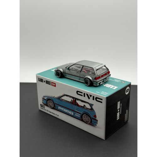 Kaido House Honda Civic EF Kaido Works V1 verde tahití #126 KHMG126 CHASE - Imagen 4 de 5