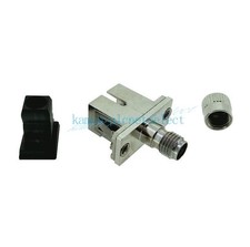 NEW Optical Fiber Connector SMA Female-SC Female Hybrid Adapter Flange Coupling