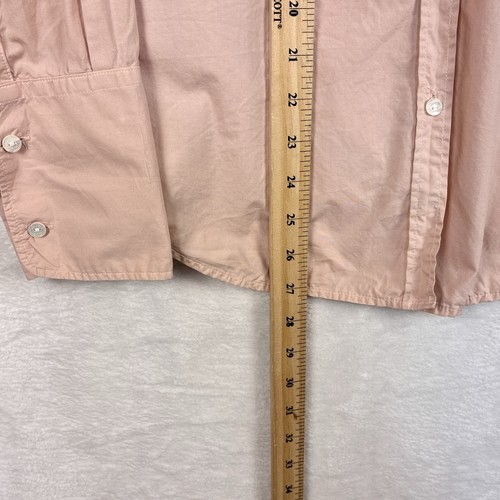 Nili Lotan Damen S Rosa Popeline Knopfleiste Top Shirt Preppy Coastal Minimalistisch - Bild 7 von 9
