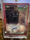 2025 Topps Chrome MLS Christian Benteke Pink Shimmer Auto /50 MANIA EXCLUSIVE