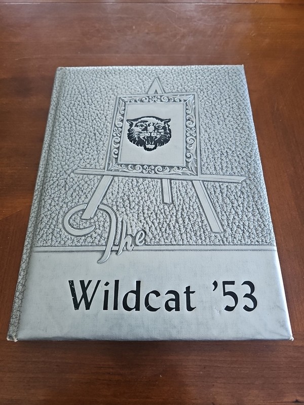 The Wildcat '53 Yearbook Carnegie High School Oklahoma