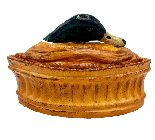 2 French Trompe L’oeil Hare & Duck TERRINE Antiq PATE en CROUTE PILLIVUYT *READ - Picture 5 of 24