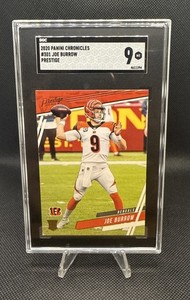 2020 Panini Chronicles #301 Joe Burrow Prestige Rookies Update SGC 9
