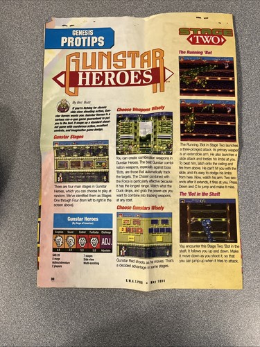 Genesis PROTIPS Sonic The Hedgehog 3 (pages From Magazine) - Picture 4 of 4