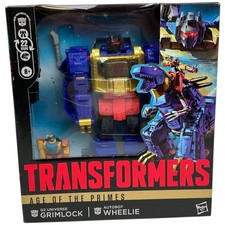 Transformers Age of Primes G2 Grimlock Wheelie Action Figure Leader Class New
