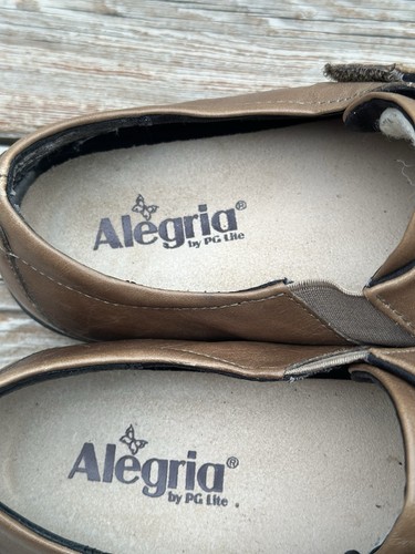 ALEGRIA APEX PETALS LINDA Taupe Leder elegant bequem rutschfest Schuhgröße 11 - Bild 8 von 16
