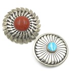 Southwest Signed Sterling Turquoise Carnelian Necklace Pendant Lot of 5 #S5635-3 — photo 5