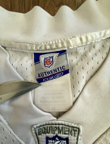 Reebok Chicago Bears Brian Urlacher Authentic Jersey White Size 48 NFL Captain - Picture 2 of 11