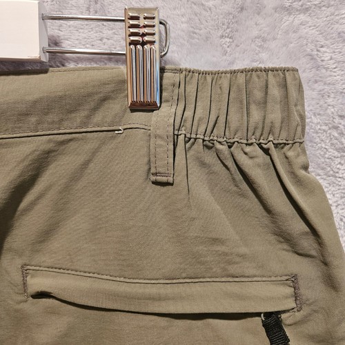World Wide Sportsman Cargo Shorts Mens 40 olive Side Elastic Gorpcore Outdoor - Picture 9 of 9