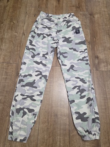 New Look Girls Denim 915 Camouflage Green Brown White Cargo Trouser Age 14 Used - Picture 6 of 13