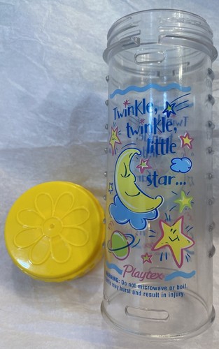 PLAYTEX ORIGINAL NURSER Bottle Holder Vintage *NoNipples* Decorated 🐮🌛READ - Picture 7 of 11