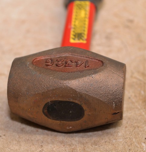 Proto USA 2 1/2 Pfund Messing Vorschlaghammer PN 1432G Mechanik Karosserie Ausbeulwerkzeug - Bild 7 von 7