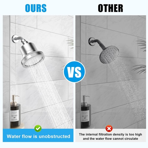Filtered Shower Head - High Pressure Shower Head with Filter for Hard Water S... - Picture 5 of 7