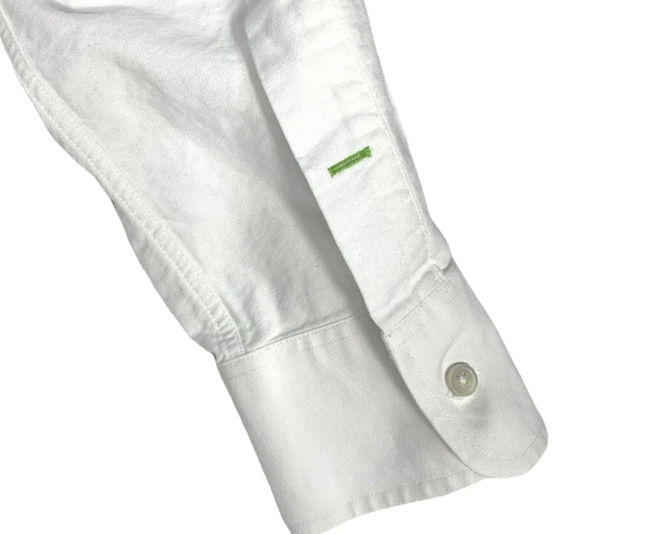 Camisa Lilly Pulitzer Via Palm Beach Colony para hombre XL blanca con botones L/S usada en excelente estado Foto 4 de 4