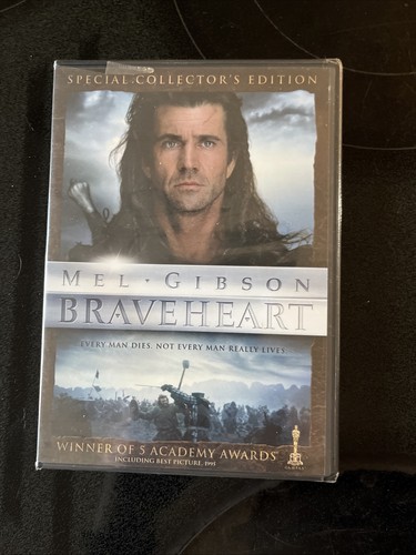 Braveheart (DVD, Special Collector’s Edition) NEW & FACTORY SEALED  Mel Gibson - Foto 1 di 3