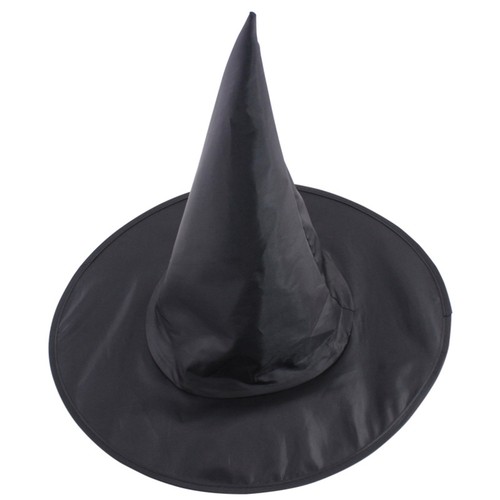 6 Pcs Wizard Hat Black Wide Brim Halloween Headwear Party Supplies - Picture 6 of 12