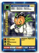Digimon Digi Battle - Pumpkinmon Bo-37 - 1st Ed - Series 1 Bandai