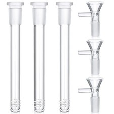 3Pack 5.5" insert 5.3'' Downstem 14mm Male Round Bowl
