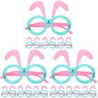 12 PCs Kaninchen Sonnenbrille Ostergläser Kaninchenohr -Ohr -Sonnenbrillen
