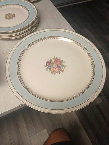 Vintage Homer Laughlin Eierschale Georgian Chateau Blue Konvolut 55 Teile - Bild 16 von 16