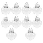 10pcs Juice Bottles Christmas Tree Hanging Heart Charm Drink Containers Candy