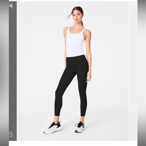 Neu ohne Etikett Spanx Spanxshape™ Booty Boost® 7/8-Leggings, sehr schwarz, Größe M - SKU: 145