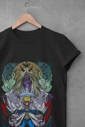 Minato Tshirt Itachi T-Shirt Jiraya Shirt Kakashi Naruto Hinata Kurama Boruto - Bild 3 von 5