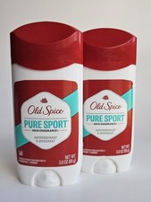 Old Spice High Endurance 3oz Men's Deodorant Classic Or8ginal Pure Sport 2 Pack
