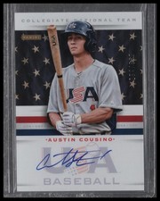 2013 Panini Baseball #8 Austin Cousino Collegiate Ntl Team Signatures /399