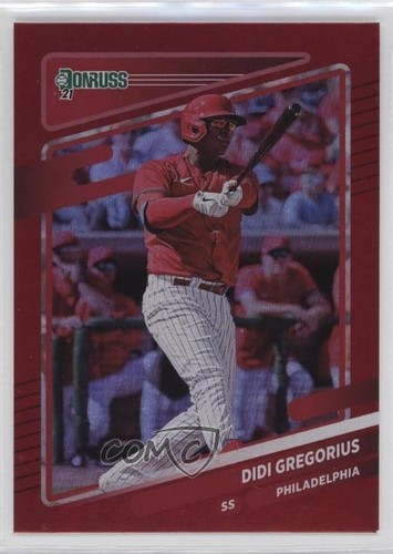 2021 Panini Donruss Holo Red Didi Gregorius #100