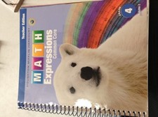 MATH EXPRESSIONS, GRADE 4, VOL. 2, TEACHER EDITION By Karen C. Fuson *Excellent*