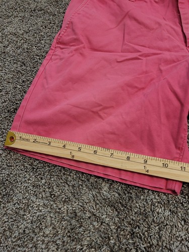Bonobos Chino Shorts 7 Inch Mens Size 34 Pink Flat Front Stretch Preppy - Picture 7 of 8