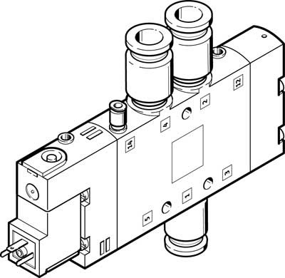 Festo 163158 Magnetventil Cpe18-M1H-5L-Qs-10 - Bild 1 von 1