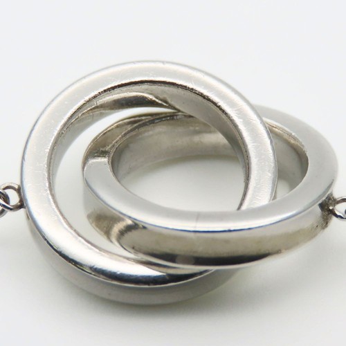 USATO TIFFANY&Co. Collana 1837 cerchio ad incastro argento 925 5,0 g... - Foto 5 di 10